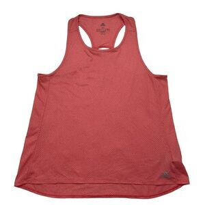Adidas Running Climalite Tank Top Women's Medium Orange Razorback Adidas Tank‎